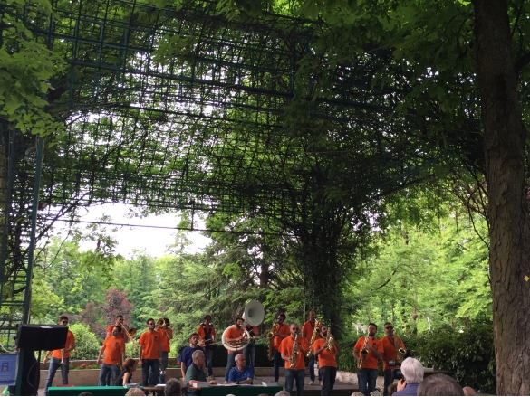 P Funking Band: Anno 2016 - La band in concerto al gazebo fi viale Romagnosi