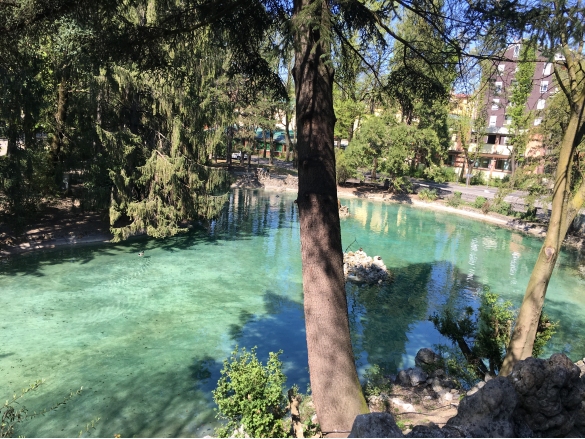 Parco Mazzini: Scorcio dall'alto della pagoda