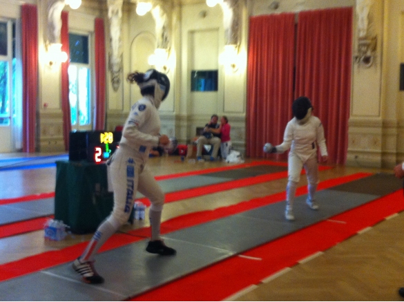 Scherma - CNU: Palazzo dei Congressi, Sala Cariatidi, sede delle gare di scherma 