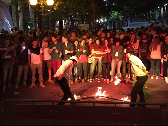 Festa - CNU: Spettacolo di Mangiafuoco