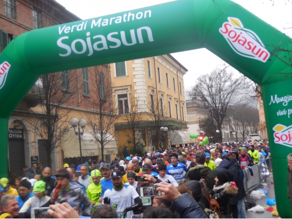19 ed. Sojasun Verdimarathon. Maratona e mezza delle Terre Verdiane e Corsa del Principe: 28 febbraio 2016 - Gare podistiche da Salsomaggiore a Fidenza, Fontanellato, Soragna e Busseto