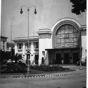 Stazione della Ferrovia - Collezione Biblioteca Comunale G. D. Romagnosi 