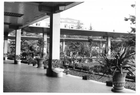 Stazione della Ferrovia - Collezione Biblioteca Comunale G. D. Romagnosi: settembre 1958 - I binari della stazione (Studio Fotografico Mario Preti, Fidenza)