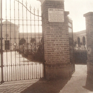 Servizi Pubblici Comunali - Collezione Biblioteca Comunale G. D. Romagnosi: Cimitero del capoluogo (Album Municipio di Salsomaggiore, le provvidenze del Comune in ordine di servizi pubblici)
