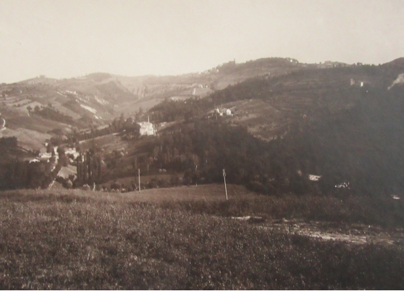Stazione Termale di Tabiano - - Collezione Biblioteca Comunale G. D. Romagnosi: Veduta panoramica (Album Municipio di Salsomaggiore, le provvidenze del Comune in ordine di servizi pubblici)