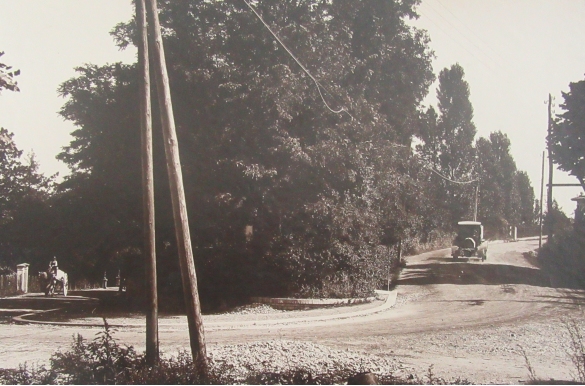 Servizi Pubblici Comunali - Collezione Biblioteca Comunale G. D. Romagnosi: 1925 circa Strada comunale per la stazione termale di Tabiano (Album Municipio di Salsomaggiore, le provvidenze del Comune in ordine di servizi pubblici)