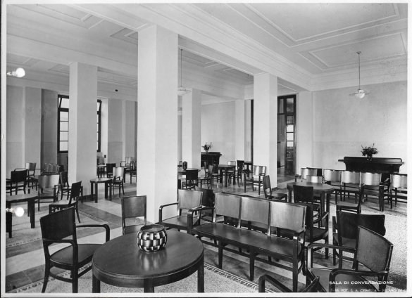 Terme Giacomo Tommasini - Collezione Biblioteca Comunale G. D. Romagnosi: 1933 circa - Sala di conversazione