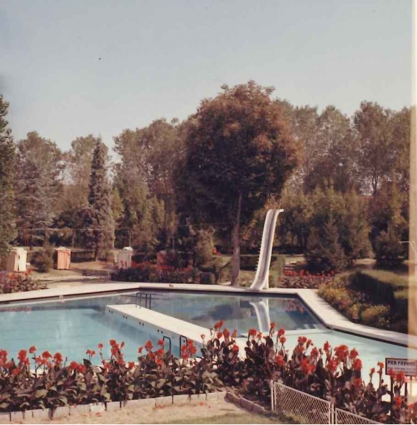 Piscina Leoni - Collezione Biblioteca Comunale G. D. Romagnosi: Anni '70 del Novecento - La piscina fu costruita intorno al 1953