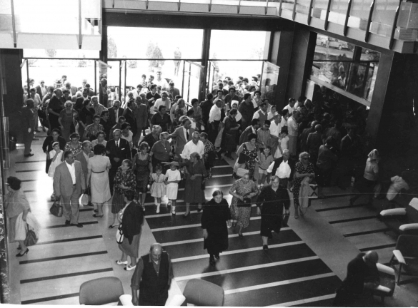 Terme di Tabiano - Collezione Biblioteca Comunale G. D. Romagnosi: Anni '60 del Novecento -Curandi alle terme