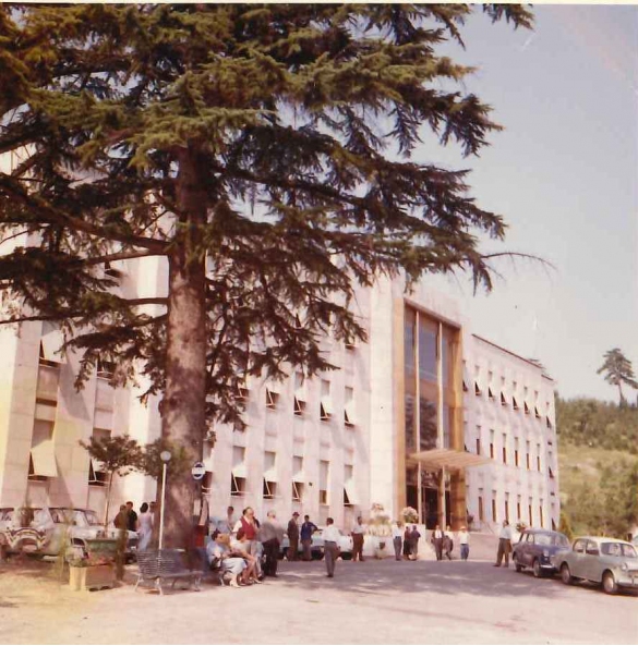Terme di Tabiano- Collezione Biblioteca Comunale G. D. Romagnosi: Anni '60 del Novecento - Veduta generale
