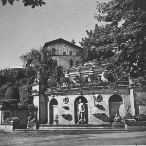 Poggio Diana - Collezione Biblioteca Comunale G. D. Romagnosi: Anni '60 del Novecento  - La fontana del Nettuno