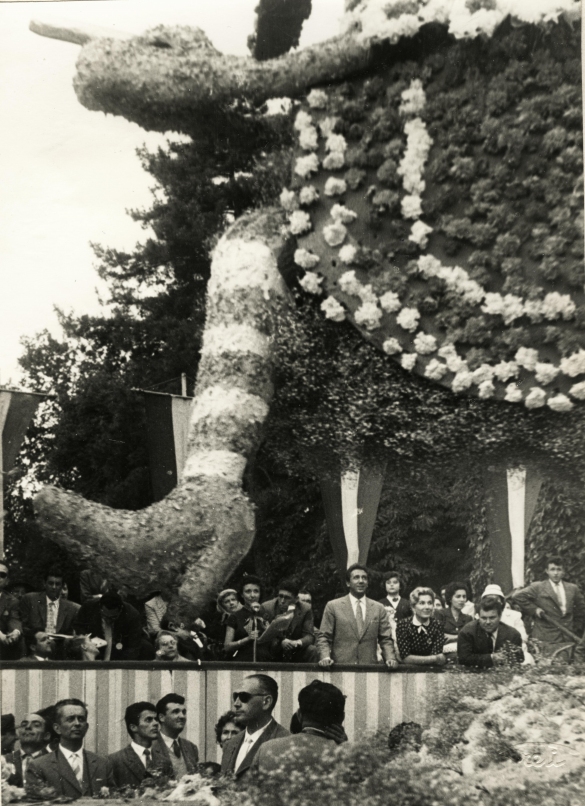 VII ed. Corso dei Fiori - Collezione Biblioteca Comunale G.D. Romagnosi:  Anno 1956 - Storica manifestazione organizzata e promossa dall'Azienda Autonoma di Cura