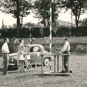 Gara Automobilistica - Collezione BIblioteca G.D.Romagnosi: 1961, Ponte automobilistico Napoli-Milano organizzato dai giornali 'Il mattino' e 'Corriere di Napoli'