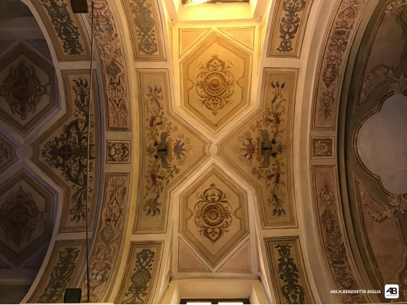 Chiesa di San Bartolomeo: Particolare delle decorazioni sul soffitto