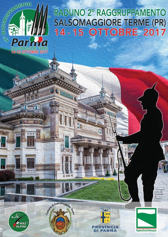 Locandina: Raduno del II Raggruppamento, sezioni Lombardia, Emilia Romagna 