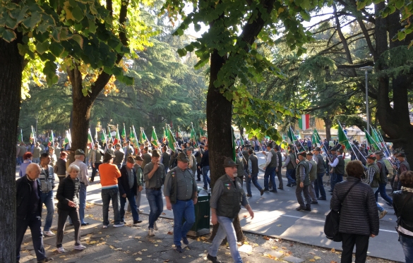 Raduno Alpini a Salsomaggiore Terme: Ammassamento