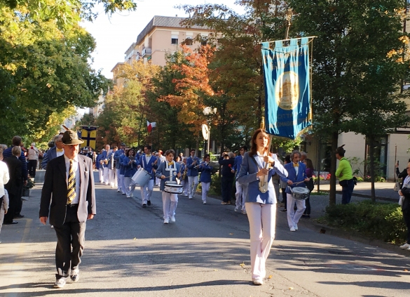 2017 Raduno Alpini a Salsomaggiore Terme: Sfilata del gruppo bandistico Città di Salsomaggiore