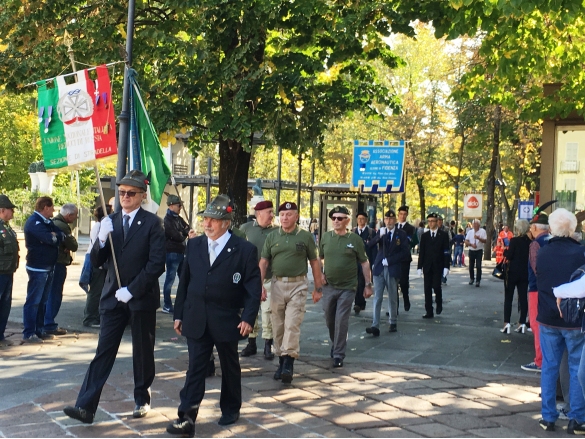 Raduno Alpini a Salsomaggiore Terme: Sfilata in vaiale Romagnosi