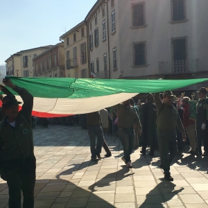 Sfilata con il Tricolore