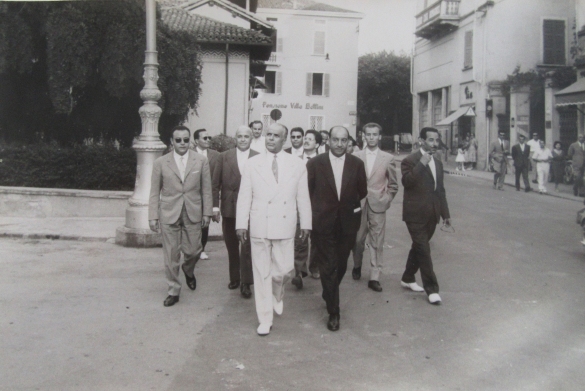 Collezione Biblioteca Comunale G.D. Romagnosi : 1960 circa - Il Presidente della Repubblica Tunisina, Habib Bourghiba ospite in città