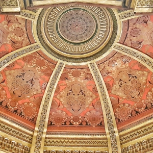 Palazzo dei Congressi: ex Grand Hotel des Thermes - Salone Moresco, particolare el soffitto