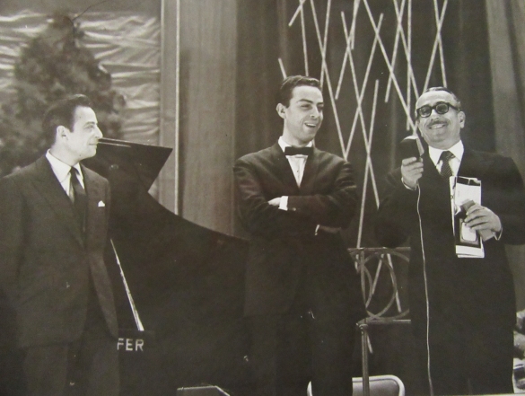 Teatro Nuovo Salsomaggiore Terme: Anni '60 del Novecento - L'attore Carlo D'Angelo sul palco del Teatro Nuovo