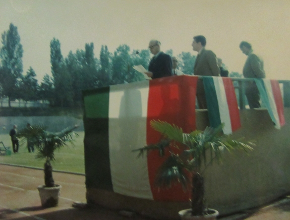 Stadio Francani - Collezione Biblioteca Comunale G.D. Romagnosi : Anno 1967 - Inaugurazione stadio
