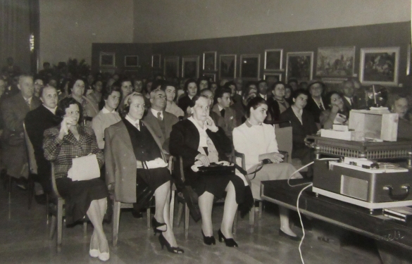 Convegno - Collezione Biblioteca Comunale G. D. Romagnosi: Anni '60 del Novecento - Il pubblico  intervenuto all'incontro 