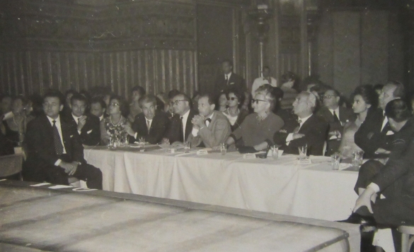 1960 Concorso Nazionale Miss Italia - Collezione Biblioteca Comunale G.D. Romagnosi: settembre 1960 - Il tavolo della giuria