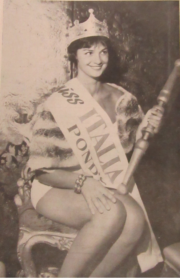 1960 Concorso Nazionale  Miss Italia - Collezione Biblioteca Comunale G.D. Romagnosi: 11 settembre 1960 - L'elezione di Layla Rigazzi, lombarda, Miss Italia 1960