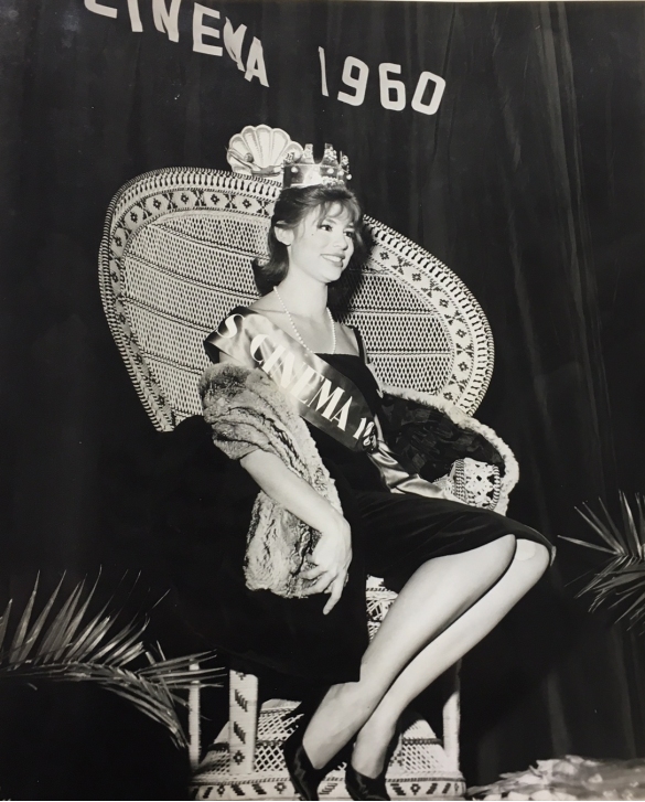 1960 Concorso Nazionale  Miss Cinema - Collezione Biblioteca Comunale G.D. Romagnosi: 19/06/1960 - Viviana Romano, Miss Cinema 1960