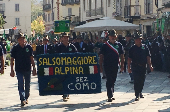 Alpini a Salsomaggiore: Alpini rappresentatnti della sezione di Como