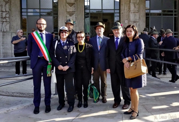 Alpini a Salsomaggiore: Le autorità locali