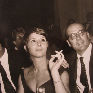 1963 Miss Italia - Collezione Biblioteca Comunale G.D. Romagnosi: settembre 1963 - Delia Scala nella giuria della 24^ edizione del Concorso Nazionale di Miss Italia