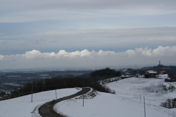 Paesaggio innevato: Veduta panoramica 
