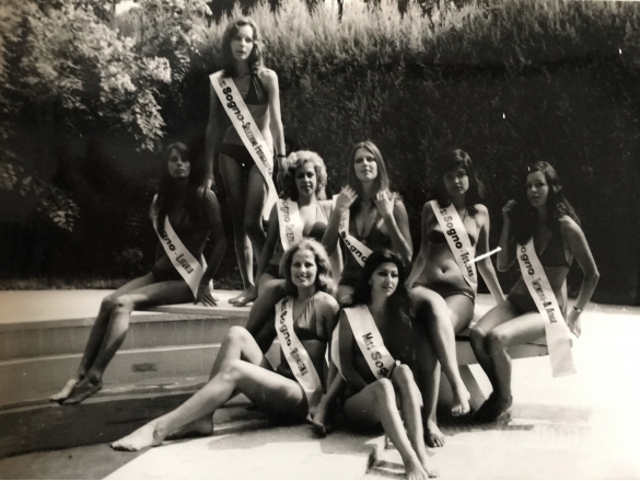 1969 Concorso Nazionale Miss Italia - Collezione Biblioteca Comunale G.D. Romagnosi: 30 agosto 1969 - Le concorrenti partecipanti alla 30^ edizione del concorso nazionale