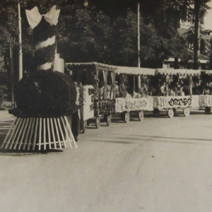 1952 Corso di Fiori - Collezione BIblioteca G.D.Romagnosi: Giugno 1952 - n. 3 Trenino dei fiori (soggetto speciale)