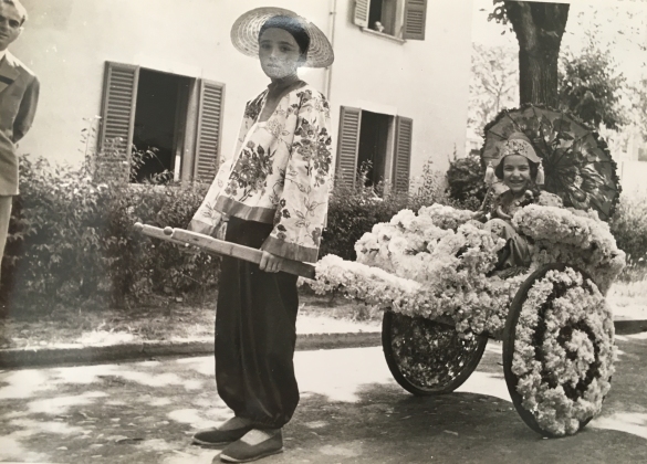 1951 Corso di Fiori - Collezione BIblioteca G.D.Romagnosi: Giugno 1951 - n. 9 Risciò
