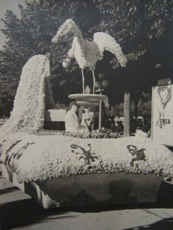 1952 Corso di Fiori - Collezione BIblioteca G.D.Romagnosi: Giugno 1952 - n.23 Acqua Madre, carro piccolo vincitore del 10° premio