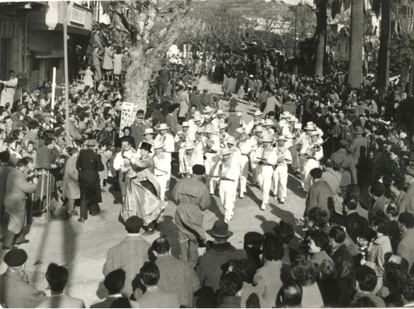 1959 Banda - Collezione BIblioteca G.D.Romagnosi: 1959 - La banda si sibisce in trasferta a Saint Vincent