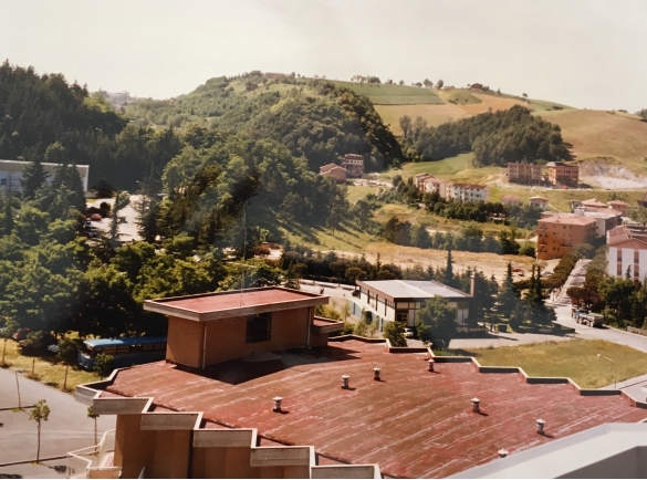 Centro Turistico Sportivo di Tabiano: 1980 - Vista sull'area di edificazione del nuovo centro ludico-sportivo