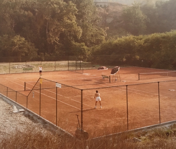 Centro Turistico Sportivo di Tabiano: 1986 circa - I nuovi campi da tennis del centro sportivo
