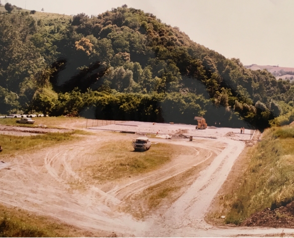 Centro Turistico Sportivo di Tabiano: 1980 - L'area del cantiere
