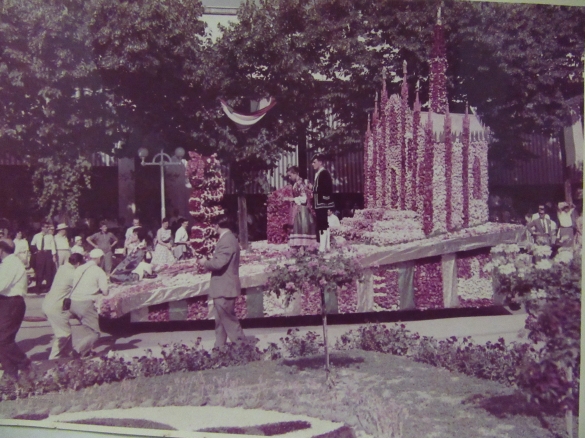 1960 Corso di Fiori - Collezione BIblioteca G.D.Romagnosi: 19 Giugno 1960 - Carro n. 5 Lombardia