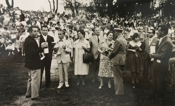 Concorso Ippico di Salsomaggiore- Collezione Biblioteca Comunale G.D. Romagnosi: 10-13 agosto 1960 - Delegazione di autorità ed ospiti