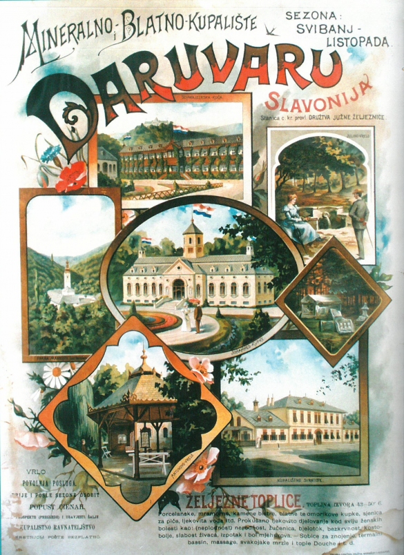 Addiche pubbicitaria di Daruvar Spa (Croazia): 