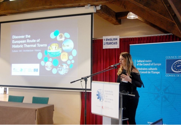 EHTTA presenta l'itinerario al Governing Board EU degli iti erari culturali europei: Anno 2018