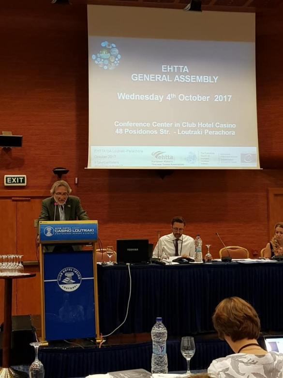 Lavori durante l'assemblea generale EHTTA a Loutraki (Grecia): Anno 2017