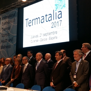 Lavori alla fiera di Thermalia, Salone del Turismo Termale (Italia)