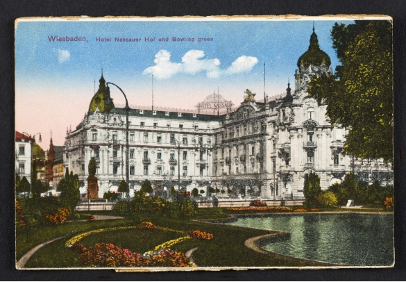 Cartolina storica (1930 circa) di Wiesbaden (Germania): 